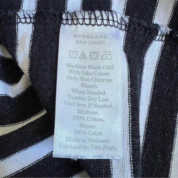EVERLANE The Breton Striped Cotton Dress - M - Picture 8 of 8